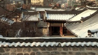 Kore geleneksel evlerde Han ok Köyü