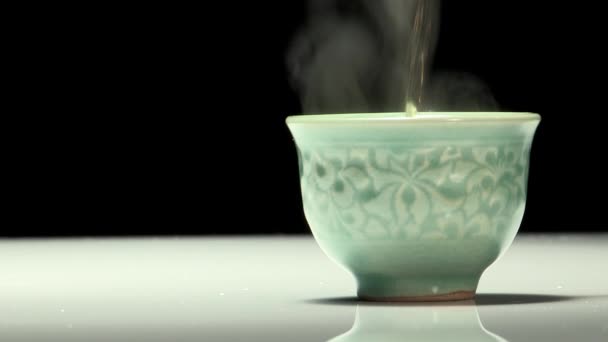 Близький Вид Корейської Традиційний Чай — стокове відео