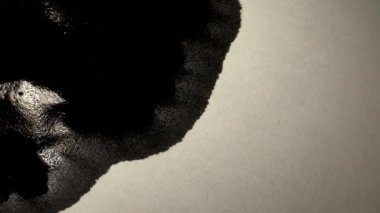 siyah mürekkep kağıt üzerinde Kore geleneksel hat kavramı Yayilim 