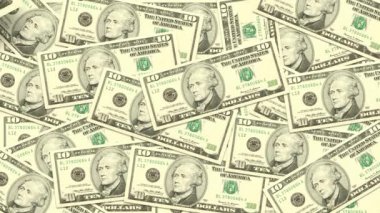 Doları banknot, ekonomi kavramı bardaklar görünen büyüme ok 