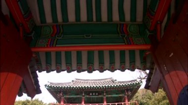 Chungdo-gun, Gyeongbok, Kore geleneksel Kore tapınakta görünümünü