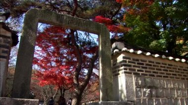 Seul geleneksel Kore Palace alace mahalle