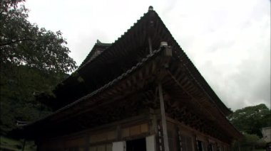 Renkli Gurye-si,: Jeollanam-do Eyaleti, Kore tapınakta ayrıntı görünümü