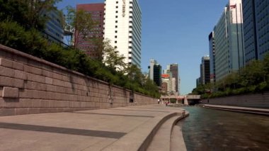 Manzara Cheonggye Creek Seul