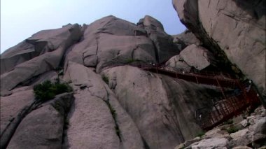 merdiven, Sokcho-si, Gangwon-do, Kore ile dağ gorge