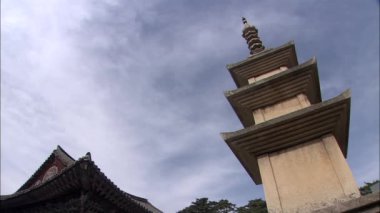 Geleneksel antik yapı, Gyeongju-si, Gyeongbuk, Kore tapınakta Bulguk-sa