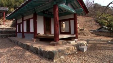 Chungdo-gun, Gyeongbok, Kore geleneksel Kore tapınakta görünümünü