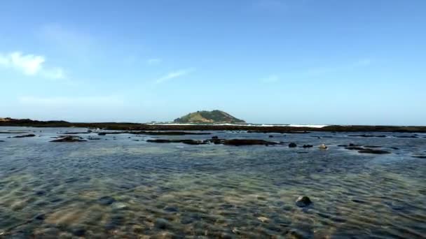 Paisaje marino de la isla de Jeju — Vídeos de Stock