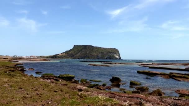 Columnar Joint of Jeju-island — Stock Video