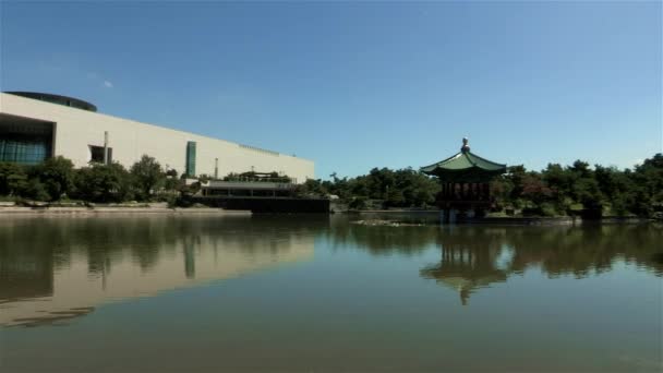 Nationale Museum van Korea in Seoel — Stockvideo