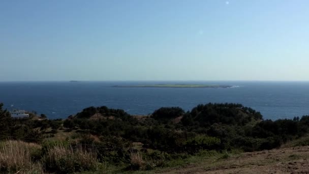 Vue sur mer à Jeju-île 