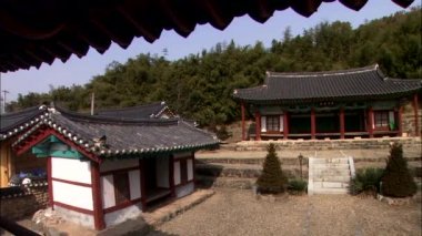 Chungdo-gun, Gyeongbok, Kore geleneksel Kore tapınakta görünümünü