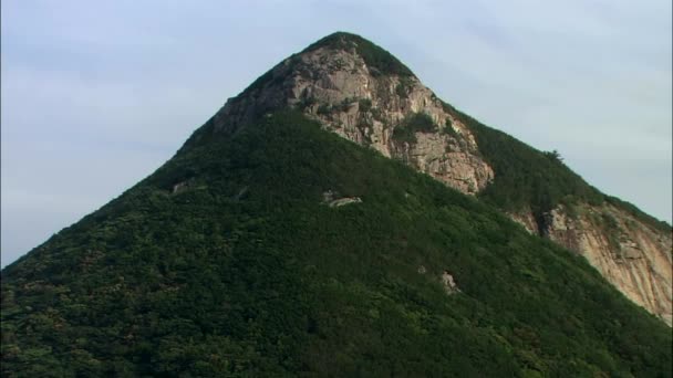 Montaña rocosa en Corea — Vídeo de stock