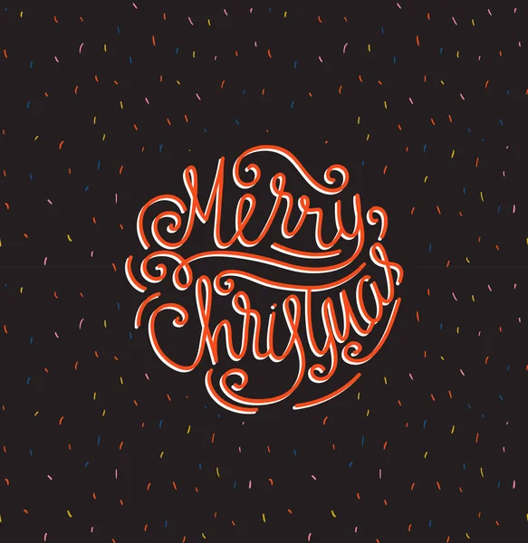 Mutlu Noeller tebrik kartı. — Stok Vektör