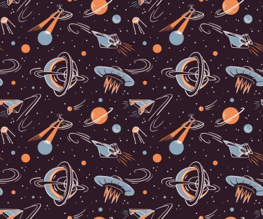 Roketler ile kumaş tasarım