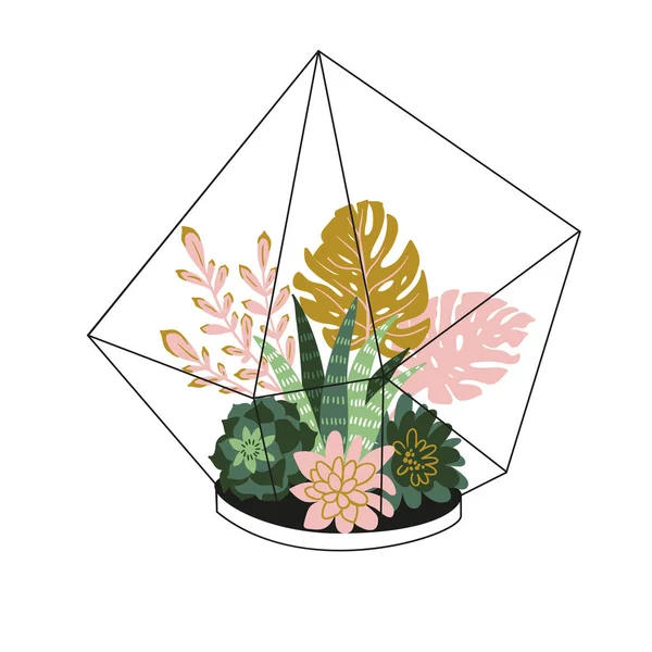 Plantes tropicales — Image vectorielle