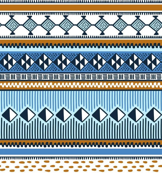 Tribal naadloos patroon — Stockvector