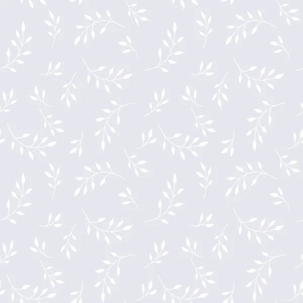 Tiges avec motif de feuilles — Image vectorielle
