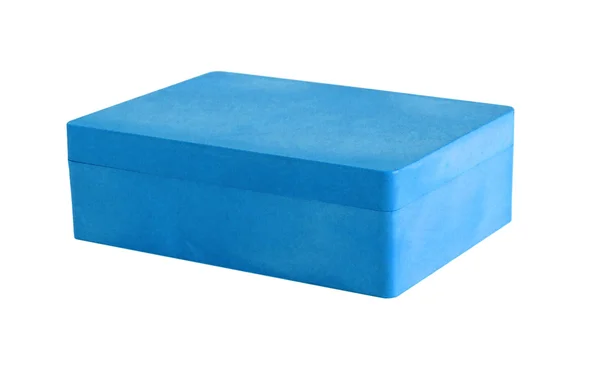 Caja de plástico azul — Foto de Stock