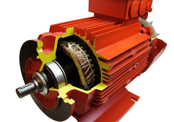 Partes componentes del motor eléctrico — Foto de Stock