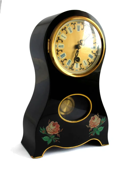 Antique mantel chime clock — Stock Photo, Image