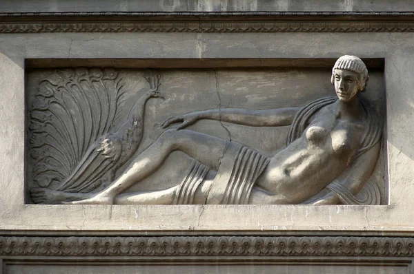 Bas-relief in Lviv — Stock Photo, Image