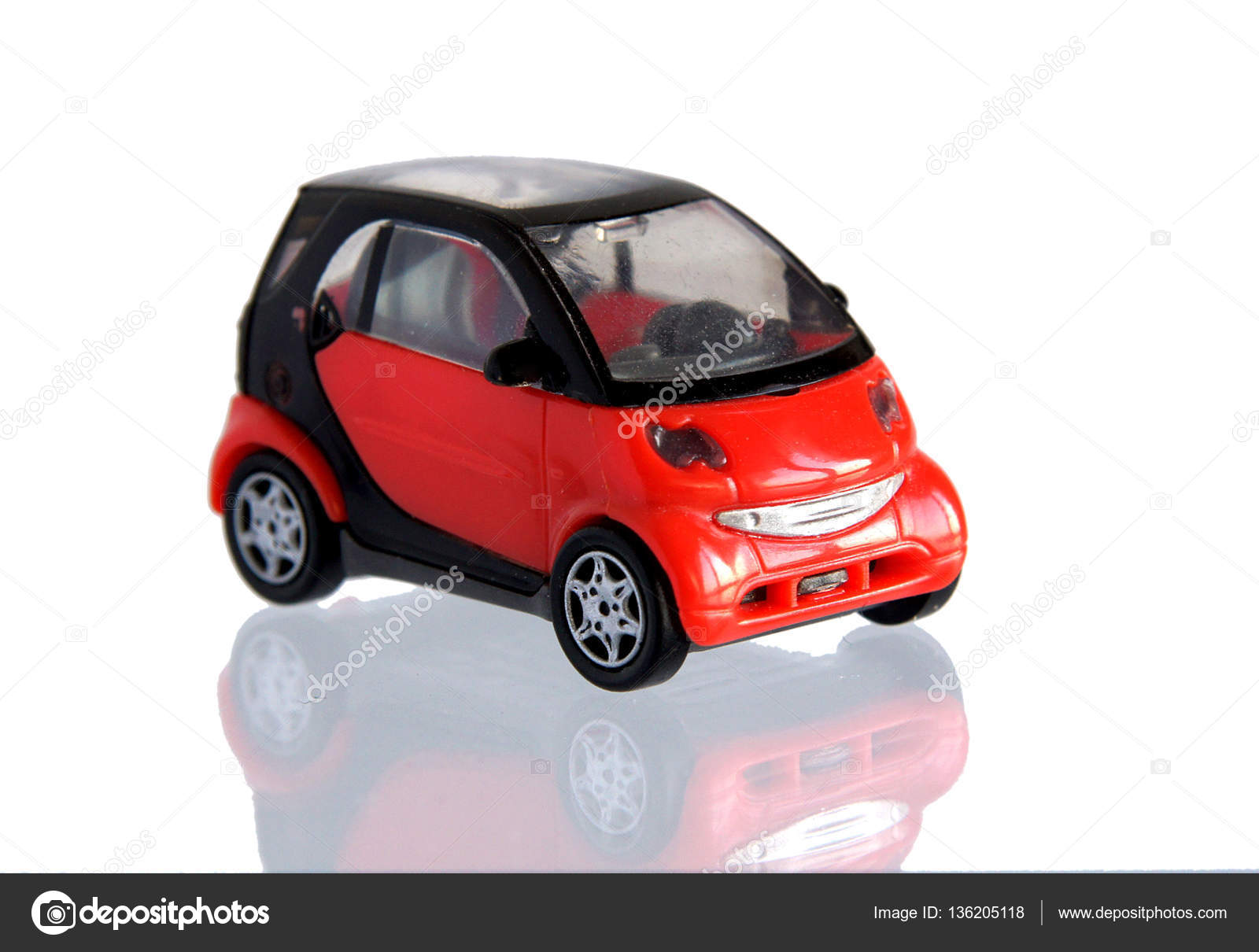 small red toy car