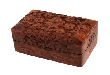 Ahşap oyma el yapımı tabut