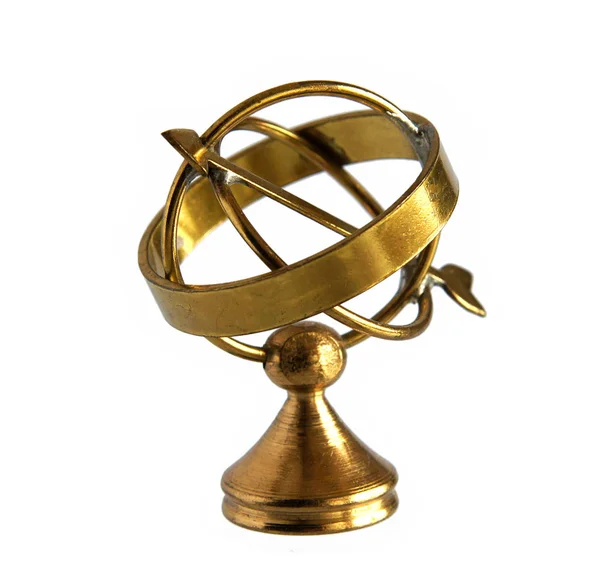 Astrolabe ancien en laiton — Photo