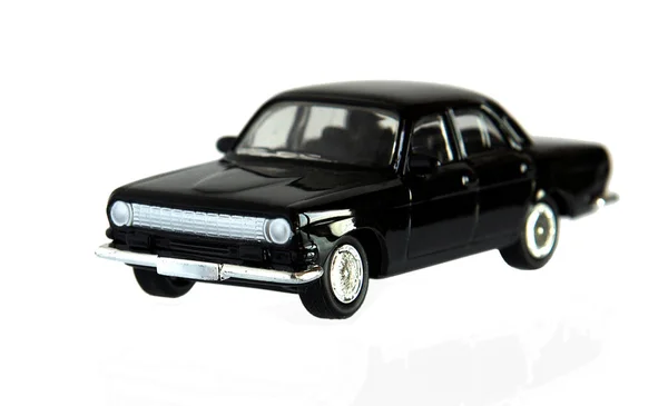 Small black toy car — Stock Photo, Image