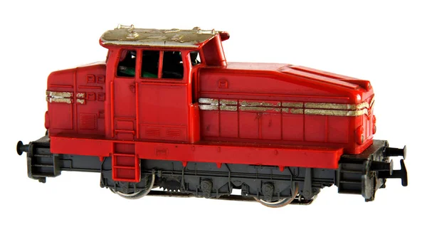 Railroad locomotive model — Stock Photo, Image