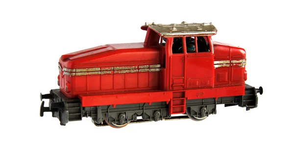 Railroad locomotive model — Stock Photo, Image