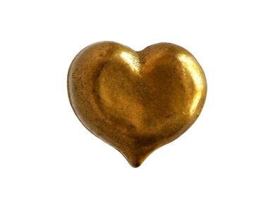 Antik Bronz minyatür kalp