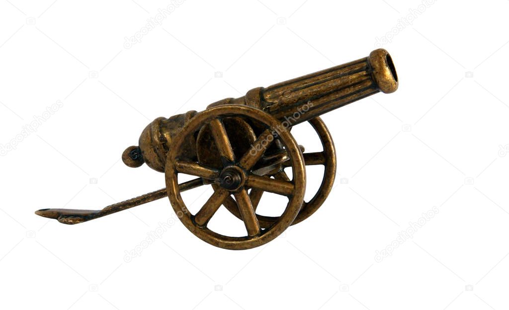 Antique bronze miniature cannon