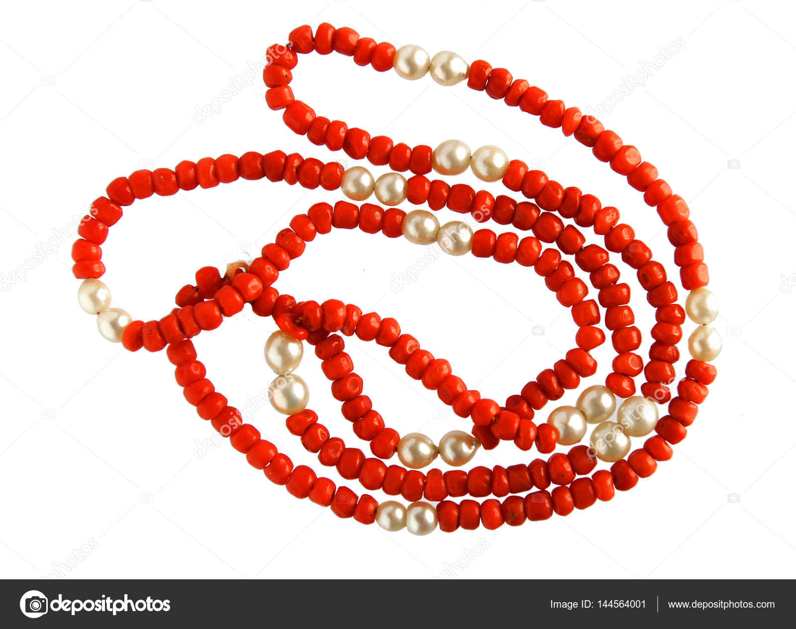 colar de coral vintage stock photo v nikitenko 144564001