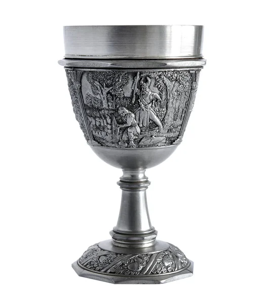 Pewter wine goblets — Stock Photo © V_Nikitenko #35499843
