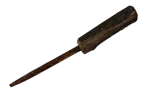 古色古香的生锈金属锉刀 — 图库照片