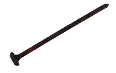 eski handforged paslı çivi
