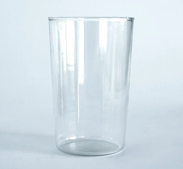 Transparent empty glass — Stock Photo, Image