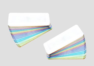 renkli kağıt kartları 