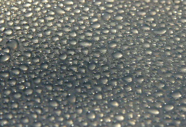 Gotas de água naturais — Fotografia de Stock