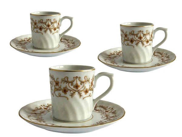 Tasses en porcelaine antique — Photo