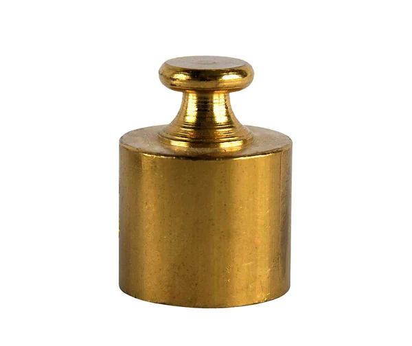 小型の青銅製のビンテージの重み — ストック写真