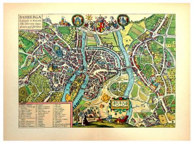 Bamberg şehir haritası