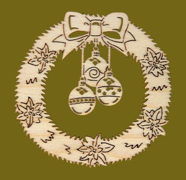 ahşap noel süslemeleri