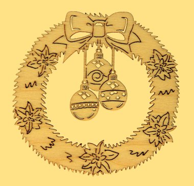 ahşap noel süslemeleri