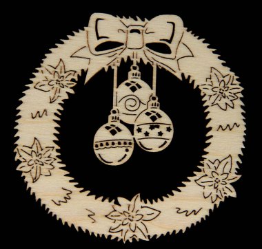 ahşap noel süslemeleri