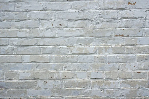 Alte Ziegelwand Als Hintergrund Weiß Gestrichen — Stockfoto