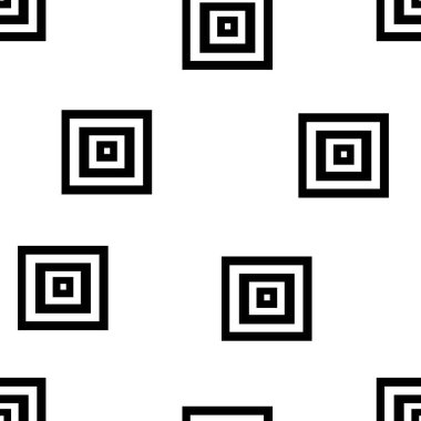 Siyah ve beyaz kareler, basit geometrik şekil, tekrarlanan desen