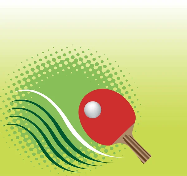 Abstrakte quadratische Tischtennis banner.green Hintergrund — Stockvektor